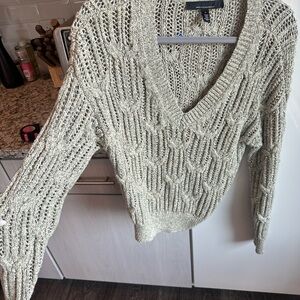 Women's V-Neck Knit Sweater